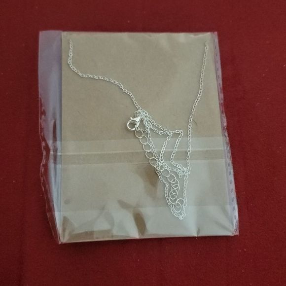 Karma Double Rings Necklace New - Picture 2 of 2